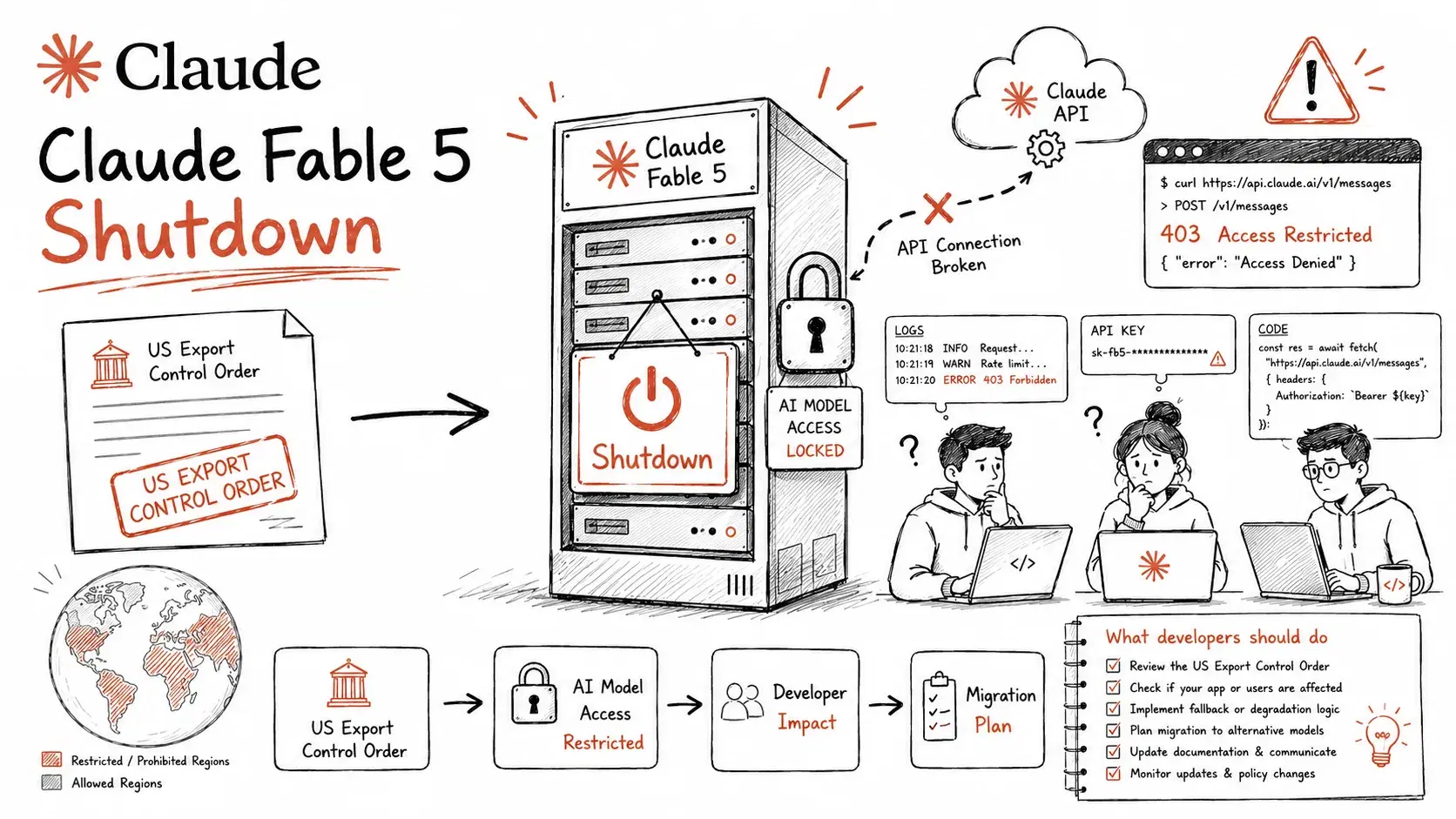 Claude Fable 5 returns after forced shutdown