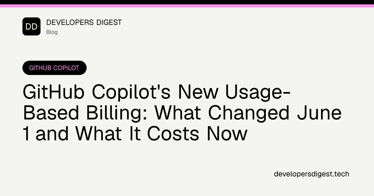 GitHub Copilot Moves to Usage-Based Billing