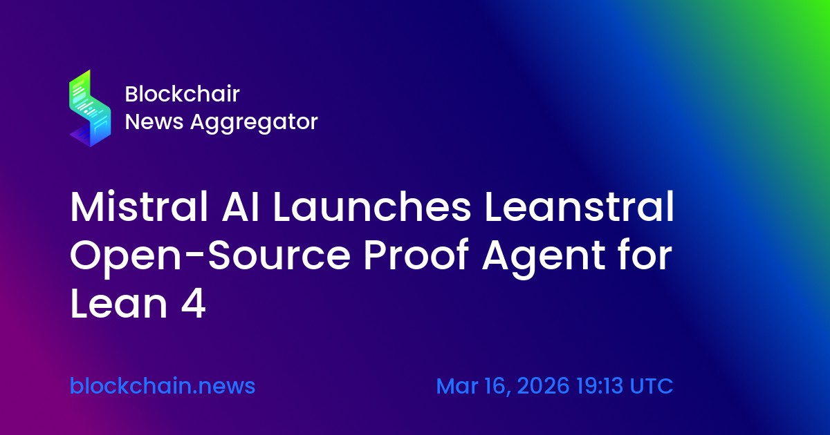 Mistral Open-Sources Leanstral 1.5 for Theorem Proving